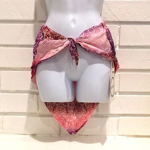 Oscar-ST Pink/ Purple Ombré Swim Coverup M (NWT)